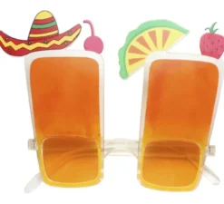 Bicchieri da cocktail arancioni per adulti