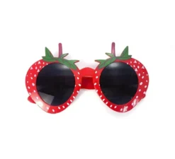 Bicchieri fragola con pois