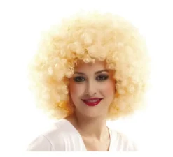 Bionda parrucca afro anni '70 bionda