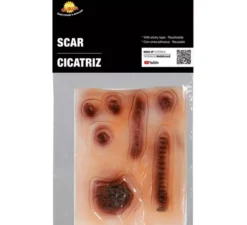 Blister con 6 cicatrici in lattice