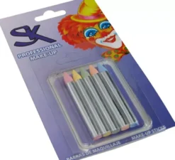 Blister di 5 barre di colori pastello di 8x75 mm