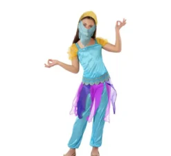 Blu arabo costume da principessa per le ragazze