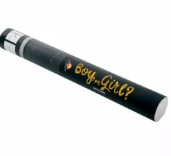 Blu È un ragazzo o una ragazza Cannone di coriandoli di carta 40 cm
