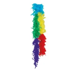 Boa di 40 gr di piume multicolori di 180 cm