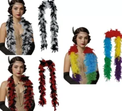 Boa di piume da 80 g in vari colori