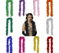 Boa di piume da 80 g in vari colori