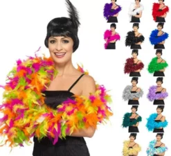 Boa di piume deluxe 180 cm 80 g in vari colori