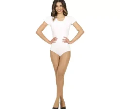 Body bianco a maniche corte o maglia da donna