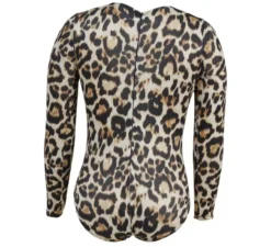 Body con stampa leopardata per donna