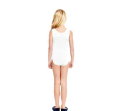 Body o body con spalline larghe bianche