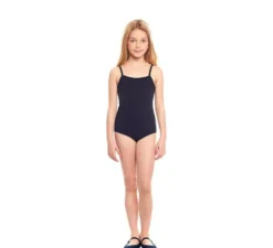 Body o body lavorato a maglia con spalline nere per ragazza