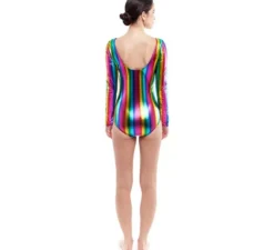 Body o body metallico multicolore da donna