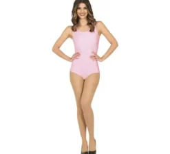 Body o maglia rosa senza maniche da donna