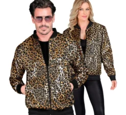 Bomber classico alla moda con stampa animalier per adulti