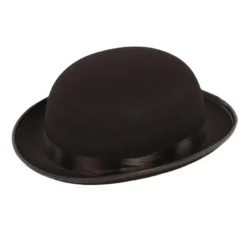 Bombetta classica per bambini nera 26x22x9 cm