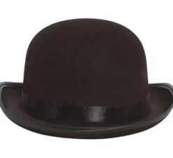 Bombetta di feltro nero