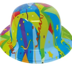 Bombetta di plastica decorata