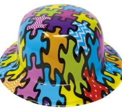 Bombetta di plastica decorata