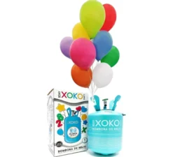 Bombola di elio da 5 litri o 0,16 m3 per riempire 20 palloncini