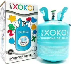Bombola di elio da 5 litri o 0,16 m3 per riempire 20 palloncini