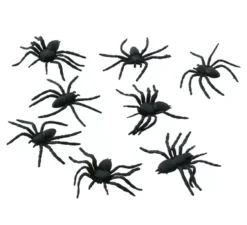 Borsa con 8 spider 6 cm. Decorare su Halloween
