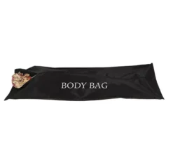 Borsa da obitorio nera con chiusura