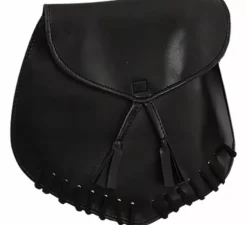 Borsa medievale nera 26x24 cm