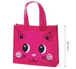 Borsa per gatti fucsia 26x23x10 cm