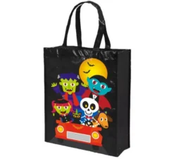 Borsa porta figurine Happy Halloween in tessuto non tessuto 40x30 cm
