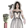 Bouquet di rose nere da 65 cm per Halloween