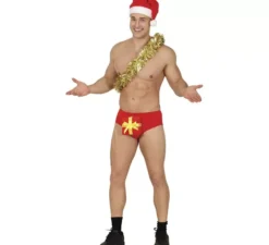 Boxer regalo di Natale rosso per adulti