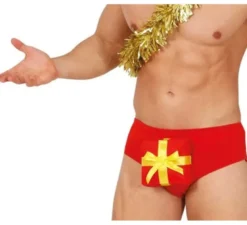 Boxer regalo di Natale rosso per adulti