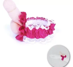 Bracciale rosa con pene