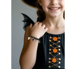 Braccialetto con figure nere per Halloween