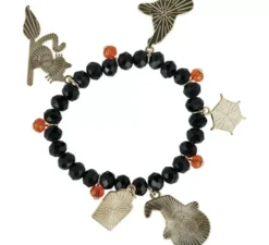 Braccialetto con figure nere per Halloween