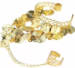 Bracciale Zingara con Medaglie Oro