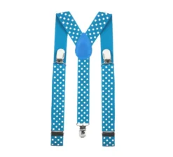 Bretelle con pois bianchi per adulti in diversi colori
