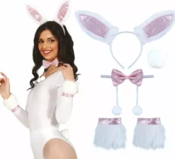 Bunny Kit: Orecchie, Papillon, Polsini e Coda