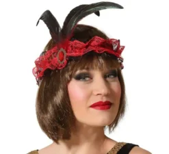 Burocrazia per i capelli con piume Cabaret