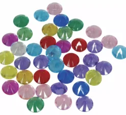 Busta da 50 Diamanti multicolori da 1,50 cm