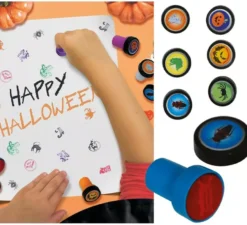 Busta da 6 francobolli Halloween 4 cm