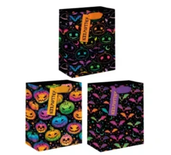 Busta regalo Halloween in modelli assortiti da 32x42x11,5 cm