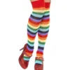 Calze lunghe da clown multicolore
