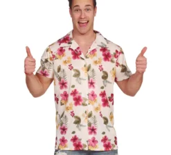 Camicia a fiori hawaiana per uomo