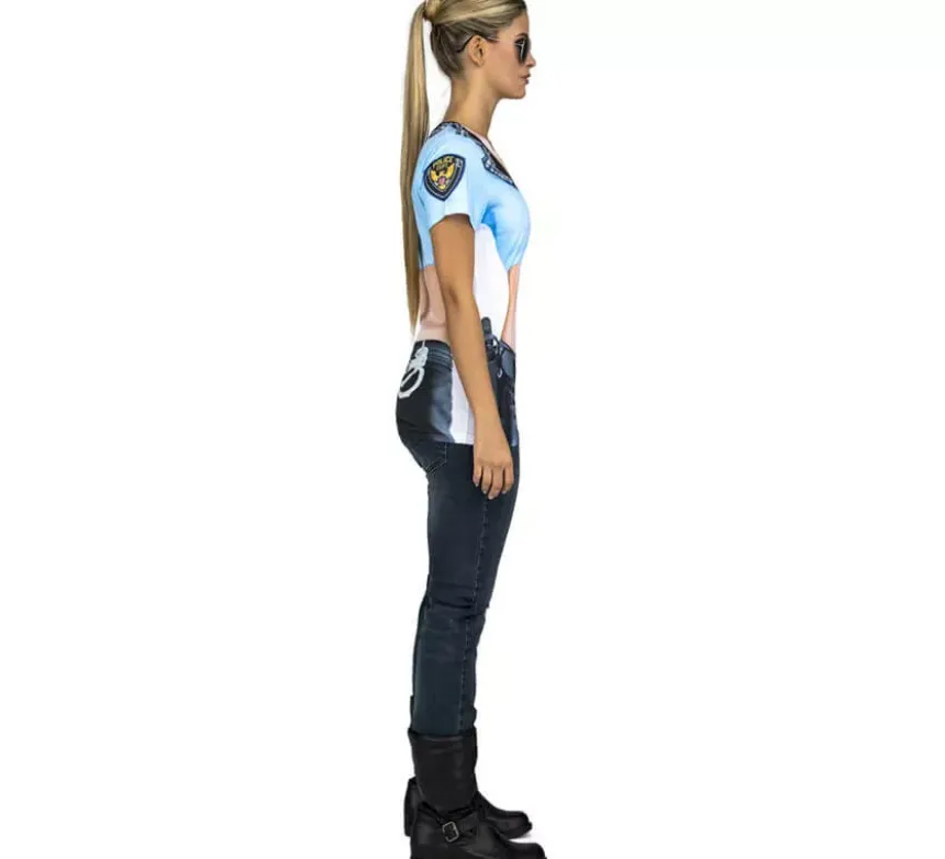 Camicia da uomo da poliziotta per donna
