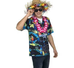 Camicia da uomo hawaiana per uomo
