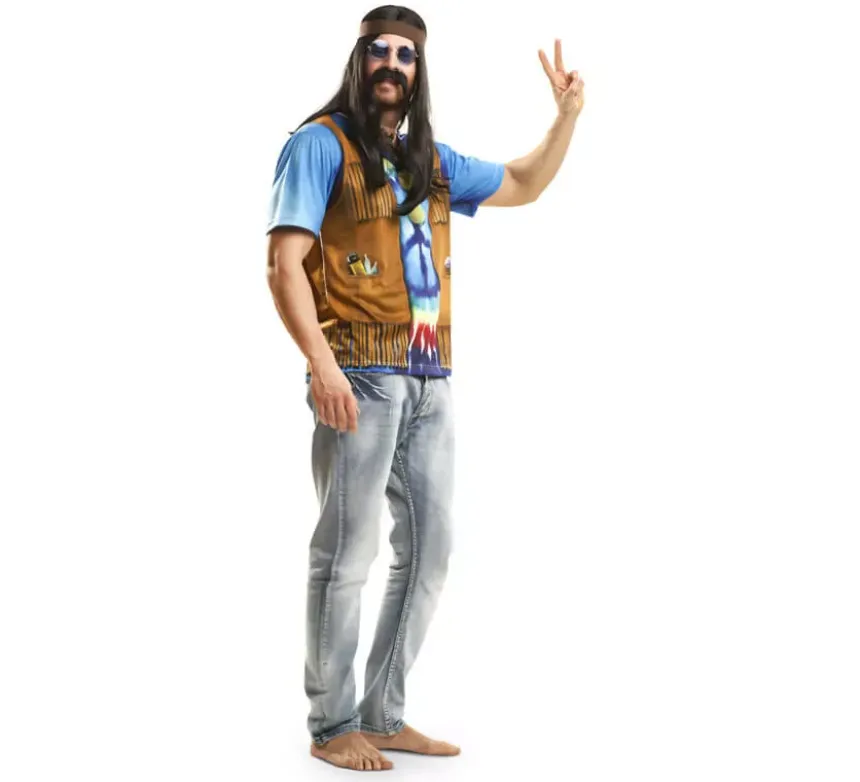 Camicia da uomo hippy per uomo