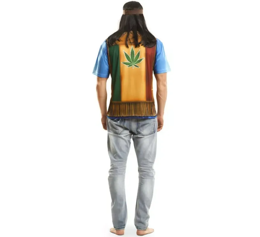 Camicia da uomo hippy per uomo