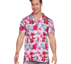 Camicia hawaiana di flamenco per uomo