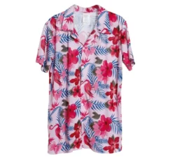 Camicia hawaiana di flamenco per uomo